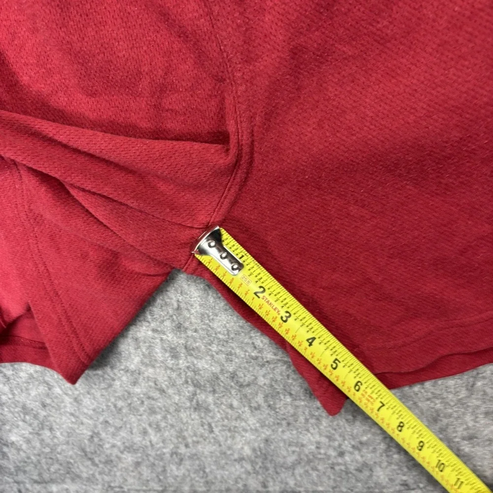Vintage Adidas Cotton‎ Shorts Men's Medium Red Striped Pockets Drawstring 6